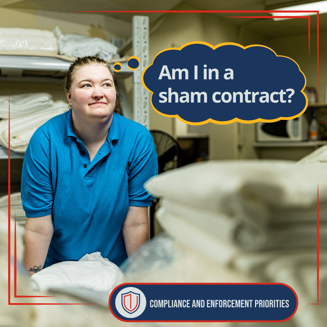 Sham contracting