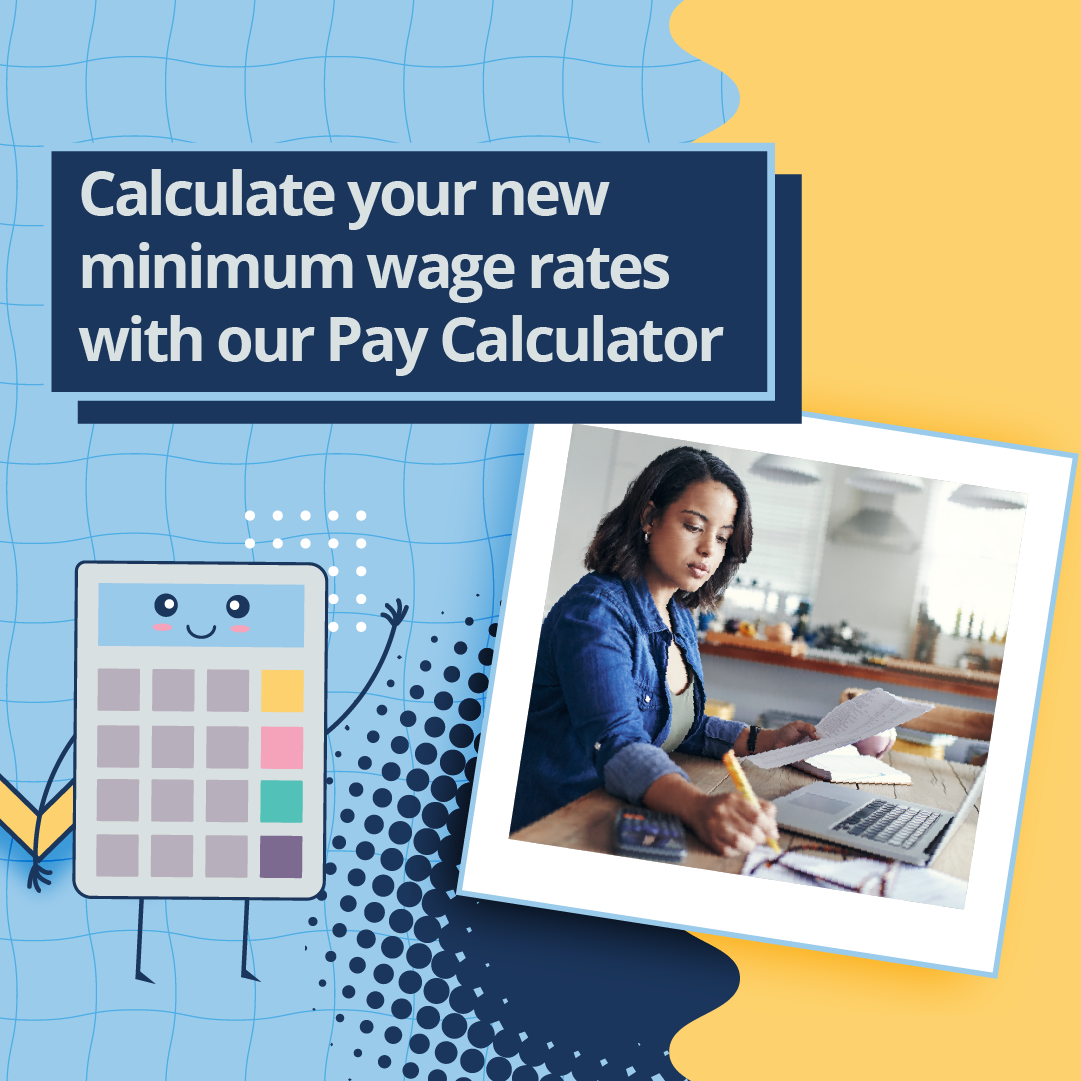 Calculate your new wage instagram PNG
