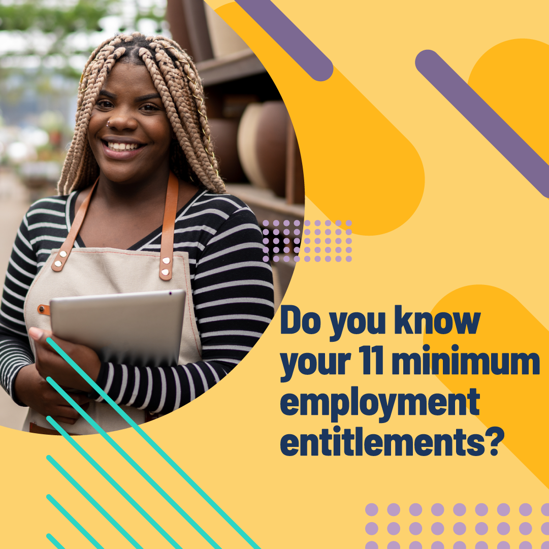 Do you know your 11 minimum employment entitlements?'