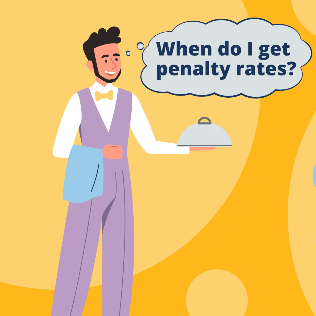Penalty rates instagram post
