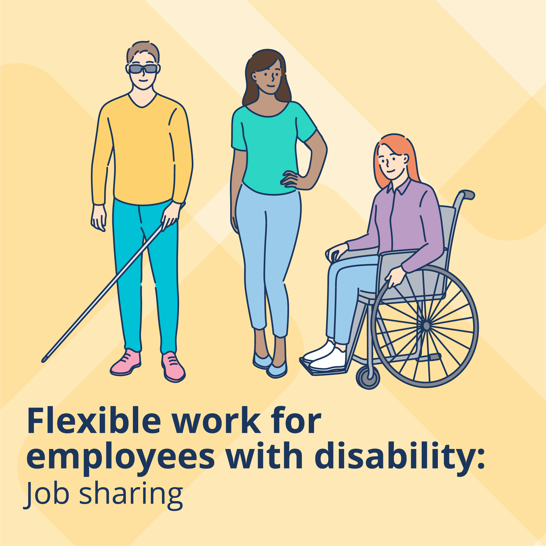 Flexible work arrangements for employees with disability, job sharing