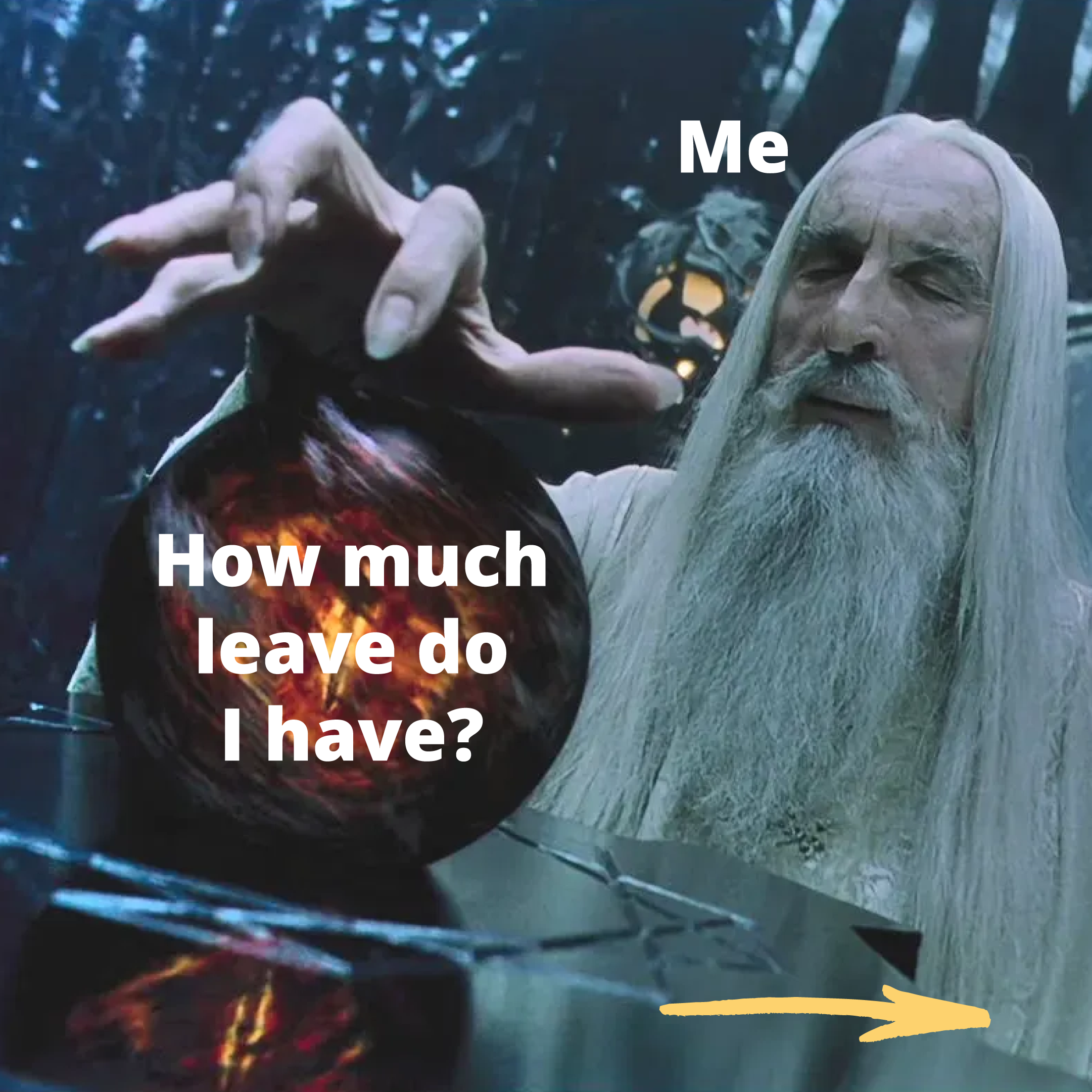Photo with text How much leave do I have