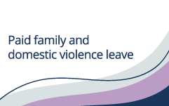 Family and Domestic Violence leave banner